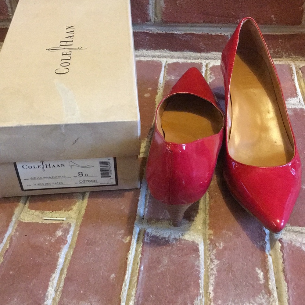 Cole Haan Air Juliana Pump Tango Red